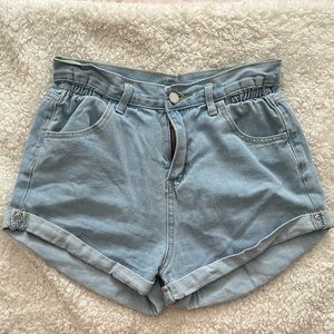 High waisted shorts